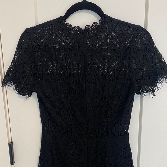 Lulu's Elegant Black Lace Midi Dress - Picture 7 of 9